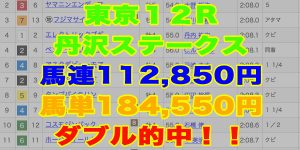 2025年 丹沢ステークス 万馬券的中 カズタンジャー ヤマニンエンディマ 大野拓弥騎手