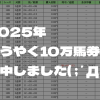 10万馬券的中 競馬 東京競馬場 プチボヌール 穴馬